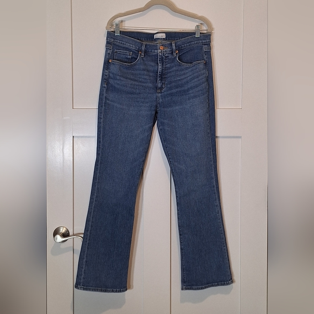 Loft Jeans The Boot Style High Rise Stretch Size 31/12 X 30